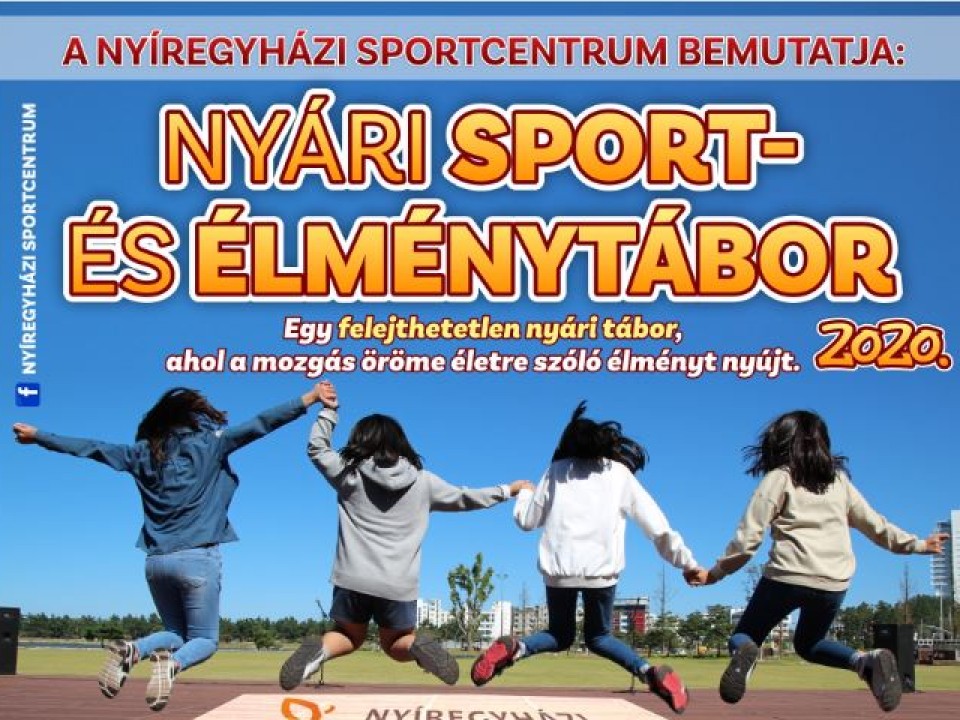 Sport- és élménytáborokat szervez nyáron a Sportcentrum a 6-12 éves korosztály részére