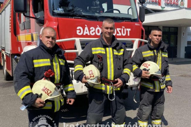 Újonc tűzoltók Szabolcs-Szatmár-Beregben