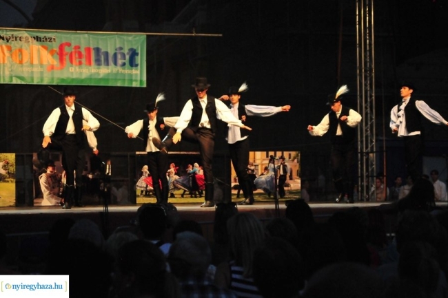 Nyíregyházi Folkfélhét - Nagy sikert aratott a  fesztiválnyitó gálaműsor