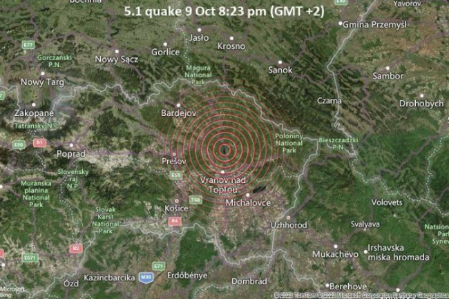 Erős földrengés volt Szlovákiában, volt aki Nyíregyházán is érezte