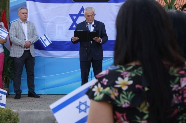 Izrael melletti szimpátiatüntetést tartottak Nyíregyházán