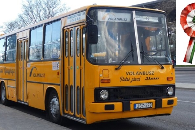 Retro busszal is közlekedhetünk a nemzeti ünnepen