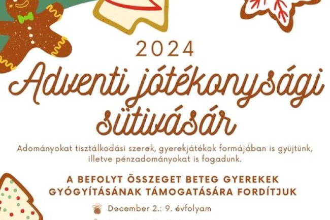 Adventi Jótékonysági Sütivásár a Széchenyiben