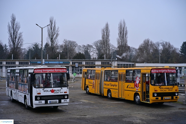 Ünnepi retró busz – Két karácsonyi járat közlekedik idén Nyíregyházán