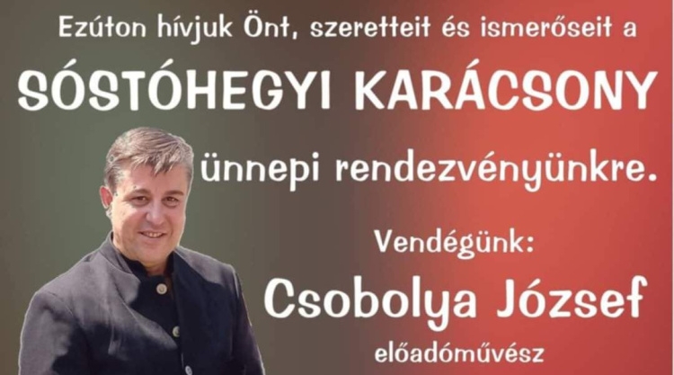 Sóstóhegyi karácsony – Neves tenor látogat a sóstóhegyi katolikus templomba