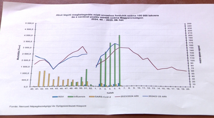 Influenzajárvány – Még mindig sok a beteg, a koronavírus azonban eltűnt a vármegyéből