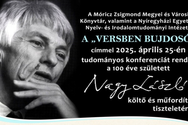 "A versben bujdosó" - Az irodalomkedvelők napja lesz a péntek