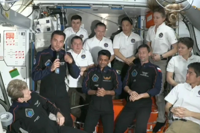 Kapu Tibor videóüzenetben jelentkezett az ISS fedélzetéről!