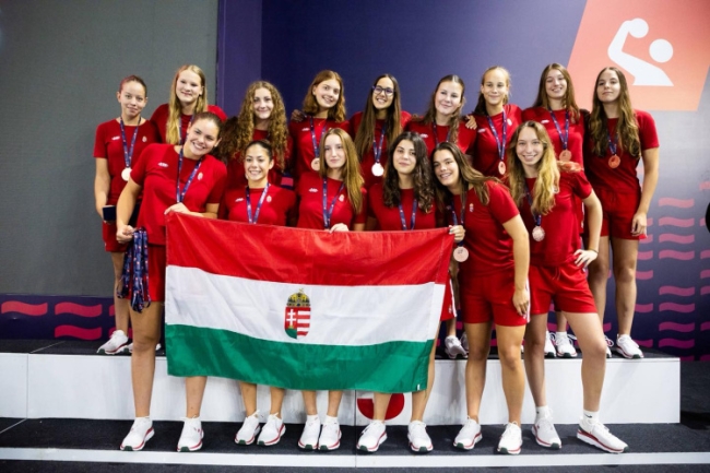 Nyíregyházi nevelésű vízilabdázó nyakában is EB bronz az U16-os magyar válogatott tagjaként!