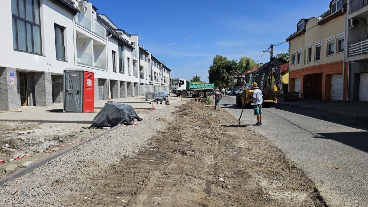 Szélesebb lesz - Az István utca egy szakasza alakul át