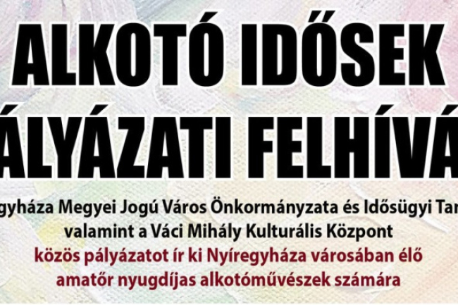 Idén is várják az alkotó idősek alkotásait