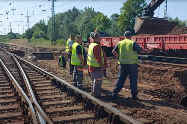 Egyetlen vágányon - jelentős fejlesztés történik a nyíregyházi állomáson