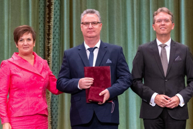 Rangos elismerés – Mészáros Szilárd Bessenyei-díjat kapott