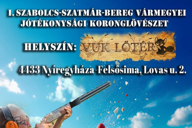 Első alkalommal rendeznek jótékonysági koronglövészetet Nyíregyházán!