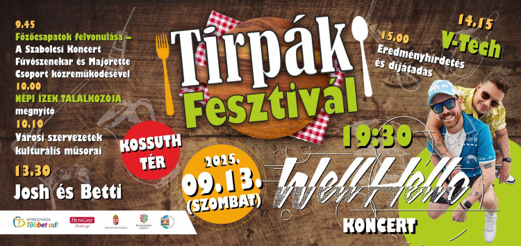 Ön főz a legjobban? - Jelentkezzen a Tirpák Fesztiválra és bizonyítsa be!