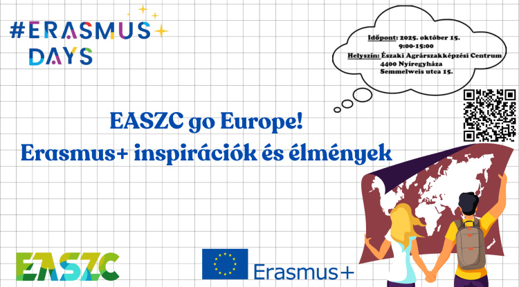 ERASMUS+ Nap - az Északi Agrárszakképzési Centrum szervezi