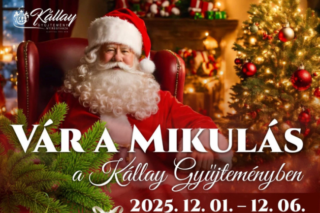 Eljön a Mikulás a Kállay Gyűjteménybe - ünnepváró kézműves foglalkozások Nyíregyházán!