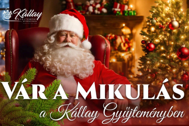 Mikulás várja a gyerekeket a Kállay Gyűjteményben - előtte még két kiállítást is megnyitnak