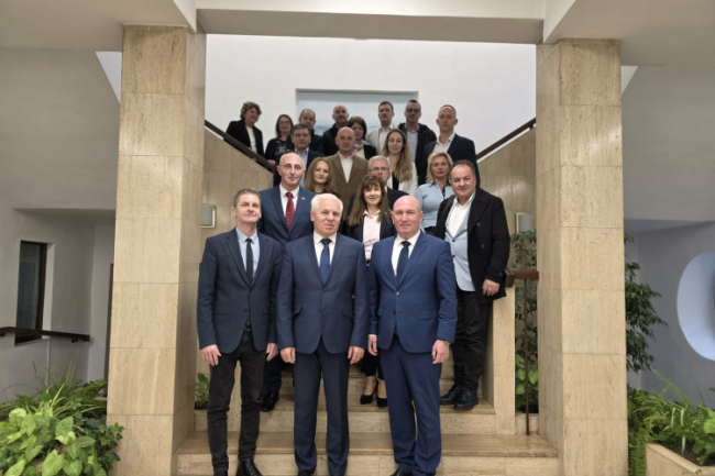 Hivatalos látogatáson járt Nyíregyháza delegációja Beszterce-Naszód megyében