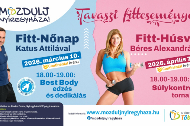 Tavaszi fitt események Nyíregyházán – mozgásban a nőnap és a húsvét is