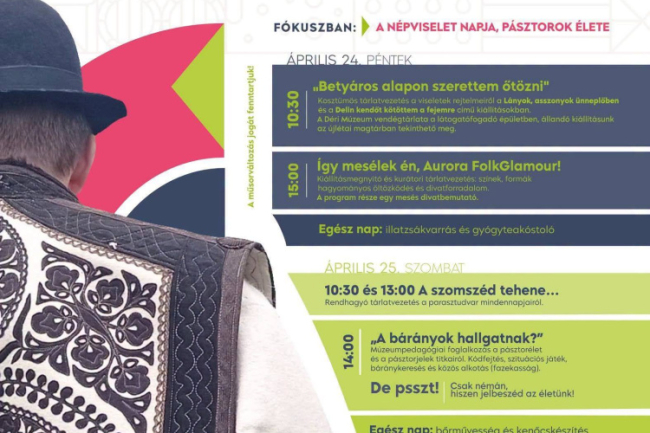 Népviselet, pásztorélet és divatbemutató – különleges hétvége a Sóstói Múzeumfaluban