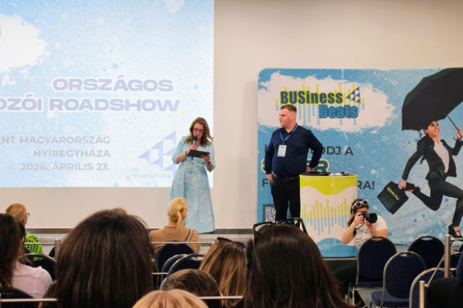 Vállalkozói pályára ösztönözték a fiatalokat a Business Beats nyíregyházi roadshow-ján