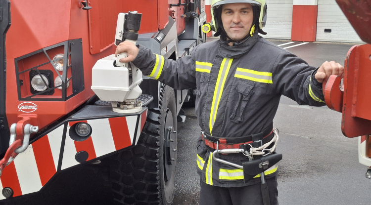 Az ország egyik legjobb tűzoltója lett a nyíregyházi Donka Tamás