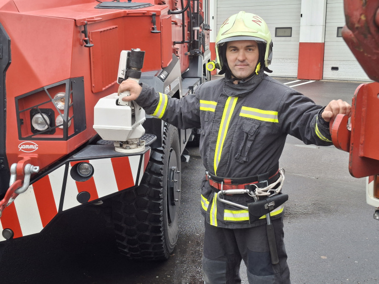 Az ország egyik legjobb tűzoltója lett a nyíregyházi Donka Tamás