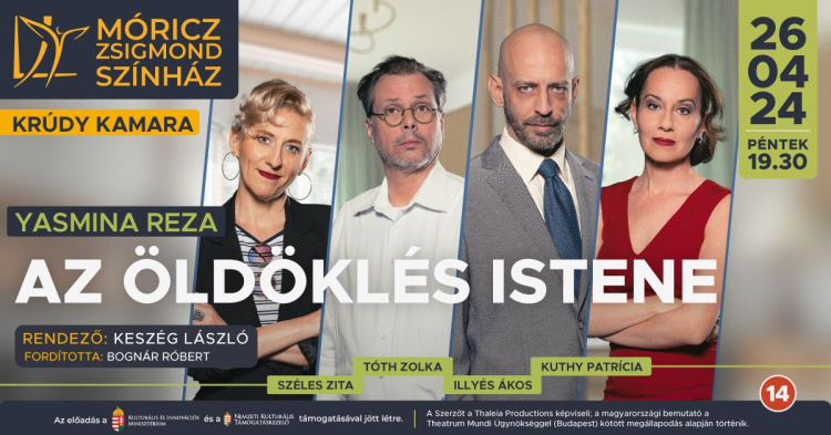 Feszült játszma a Krúdy Kamarában – „Az öldöklés istene” Nyíregyházán