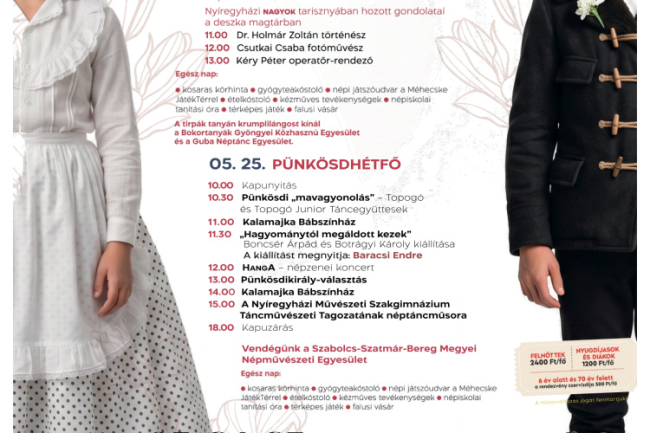 Pünkösdi Sokadalom várja a családokat a Sóstói Múzeumfaluban
