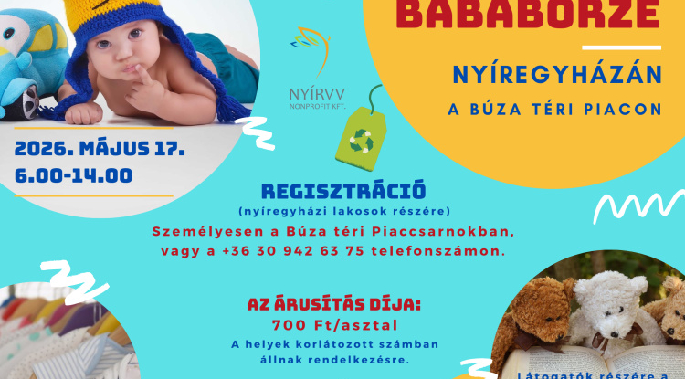 Bababörzét rendeznek a Búza téri Piacon – kincsvadászat és közösségi élmény várja a családokat