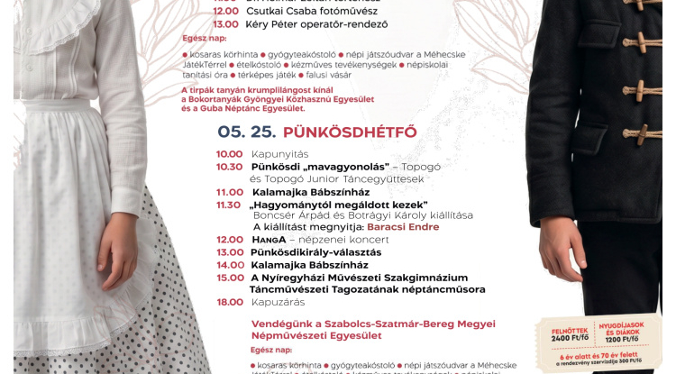Pünkösdi Sokadalom várja a családokat a Sóstói Múzeumfaluban