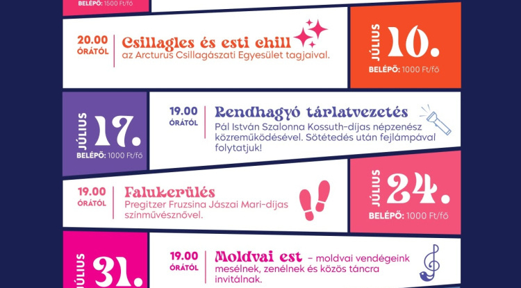 Estikézés a Sóstói Múzeumfaluban – különleges nyári esték várják a látogatókat