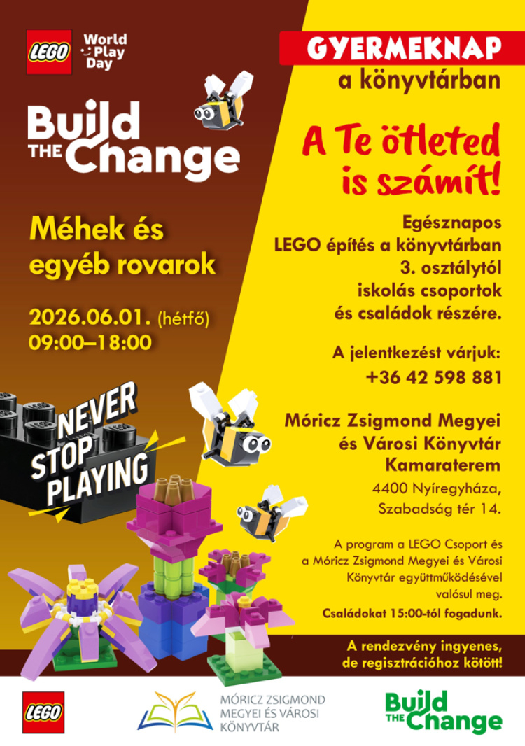 Build the Change - A LEGO Csoport a környezetvédelemre hívja fel a figyelmet