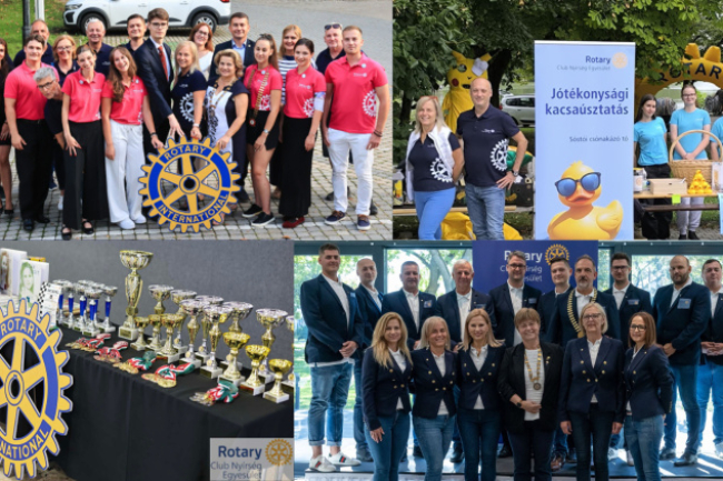A szolgálat éve – Közösséget épített, fiatalokat támogatott a Rotary Club Nyírség