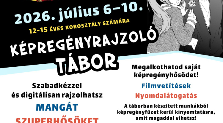 Képregényhősök születnek a könyvtárban – még lehet jelentkezni a nyári alkotótáborba