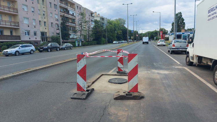Útjavítás a Kert utcában – Ideiglenes forgalomkorlátozásra kell számítani