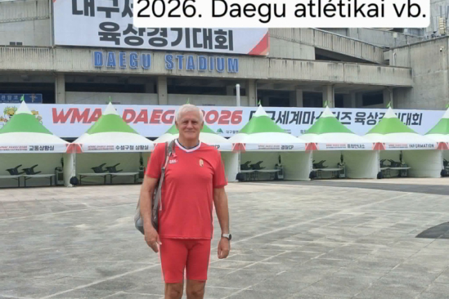 Országos csúcsot döntött a nyíregyházi atléta a szenior VB-n!