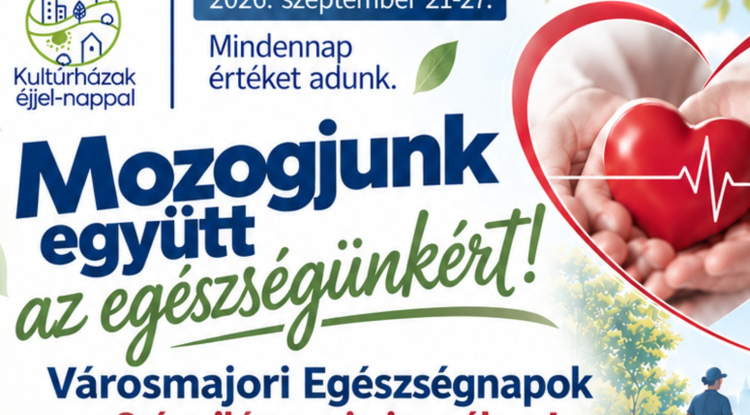 Mozogjunk együtt az egészségünkért – Egészségnapok a Városmajorban