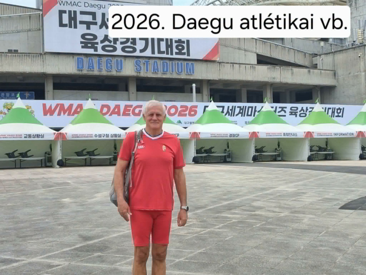 Országos csúcsot döntött a nyíregyházi atléta a szenior VB-n!