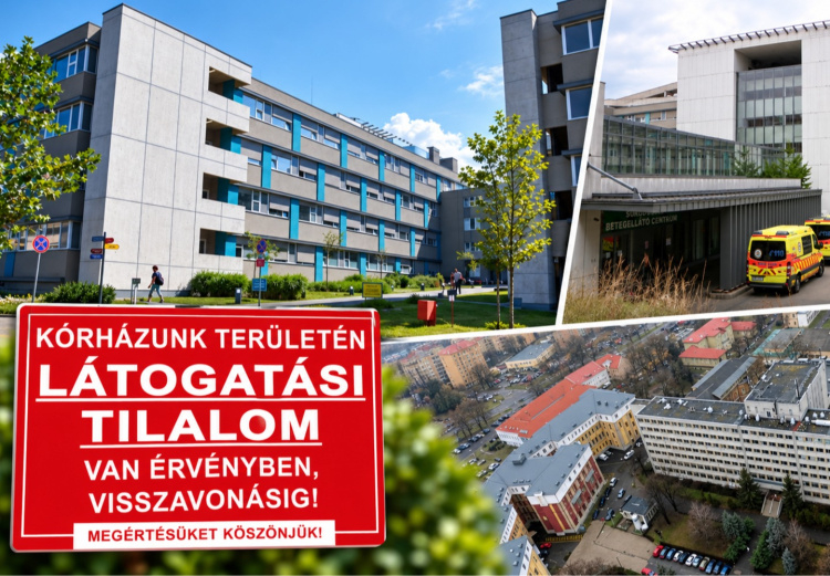 Látogatási tilalom a Jósa András Tagkórházban – egyre több a vírusos megbetegedés